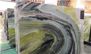 Big Green Flower Marble