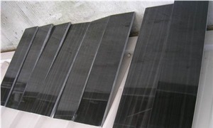Black Wooden Marble