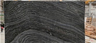 Black Wooden Marble