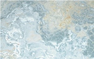 Blue Aqua Gold Onyx