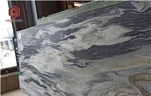 Blue Sky White Cloud Marble