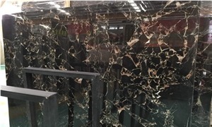 China Golden Black Marble