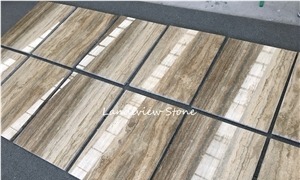 Silver Brown Travertine