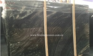 Silver Wave Brown Marble