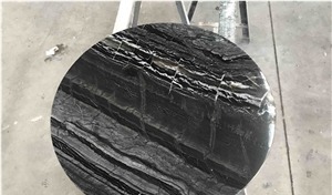 Silver Wave Brown Marble