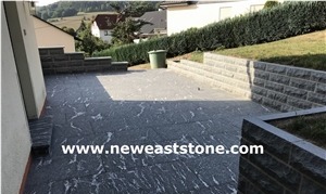 Snow Flake Black Granite