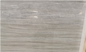 Striped White Marble