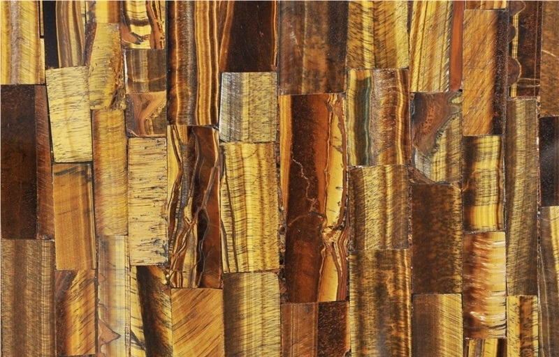 Tiger Eye Gold Semiprecious Stone