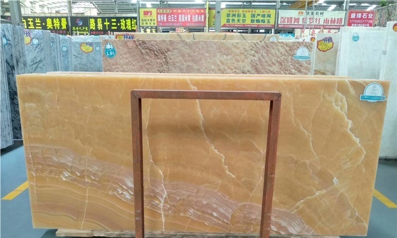 Yellow Web Onyx