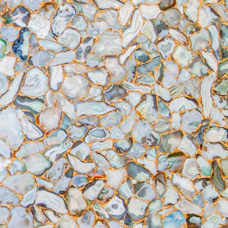 Agate Sabara With Gold