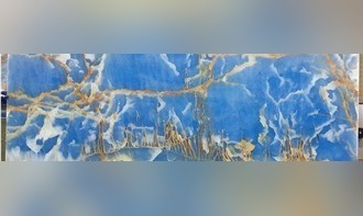 Blue Aqua Gold Onyx