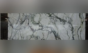 Blue Sky White Clouds Marble
