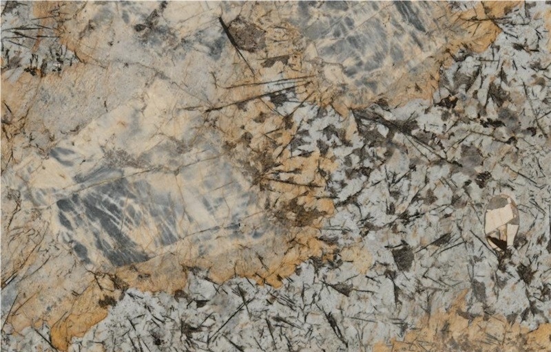 Butterfly Love Golden Flower Granite