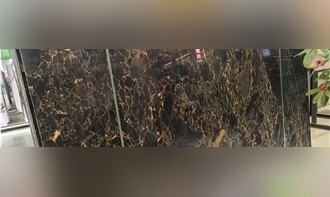China Golden Black Marble