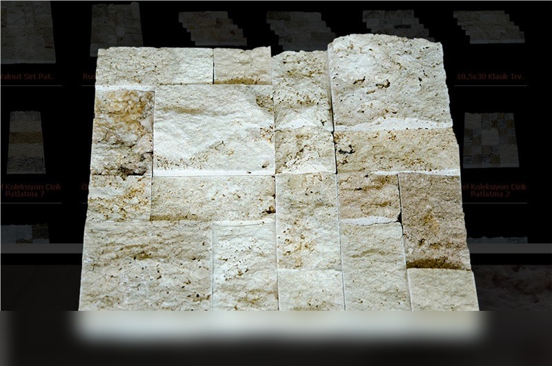 Flax Walnut Travertine