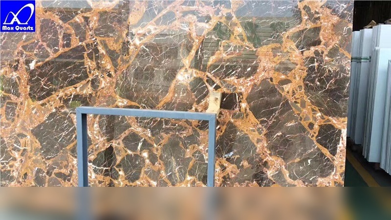 Golden Ice Marble