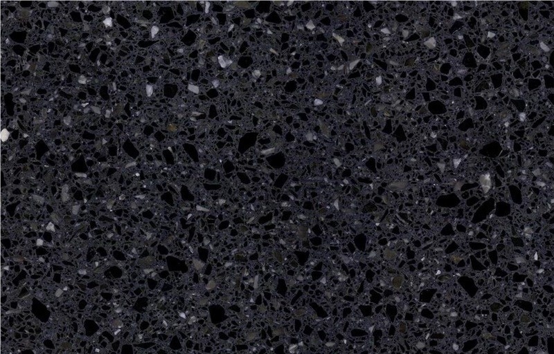 Ink Black Terrazzo