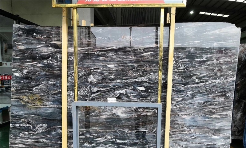Karacabey Black Gold Marble