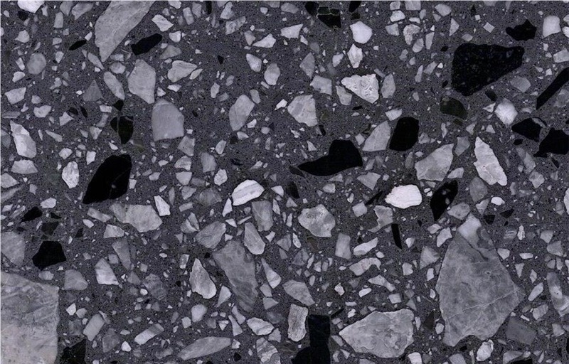 Lilang Dark Grey Terrazzo