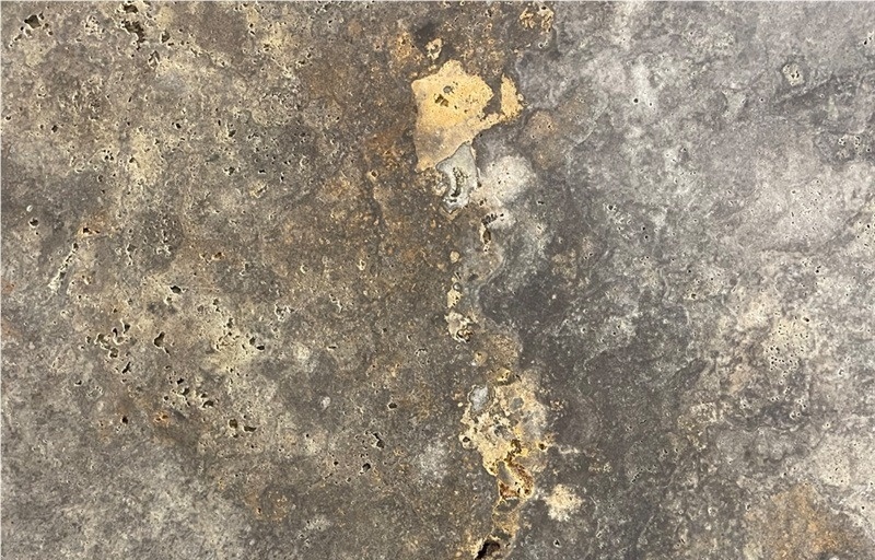 Rustic Golden Silver Travertine